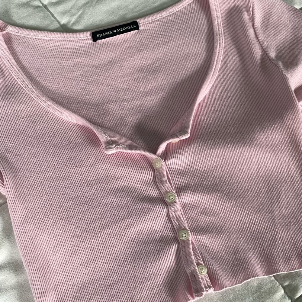 pink brandy melville top